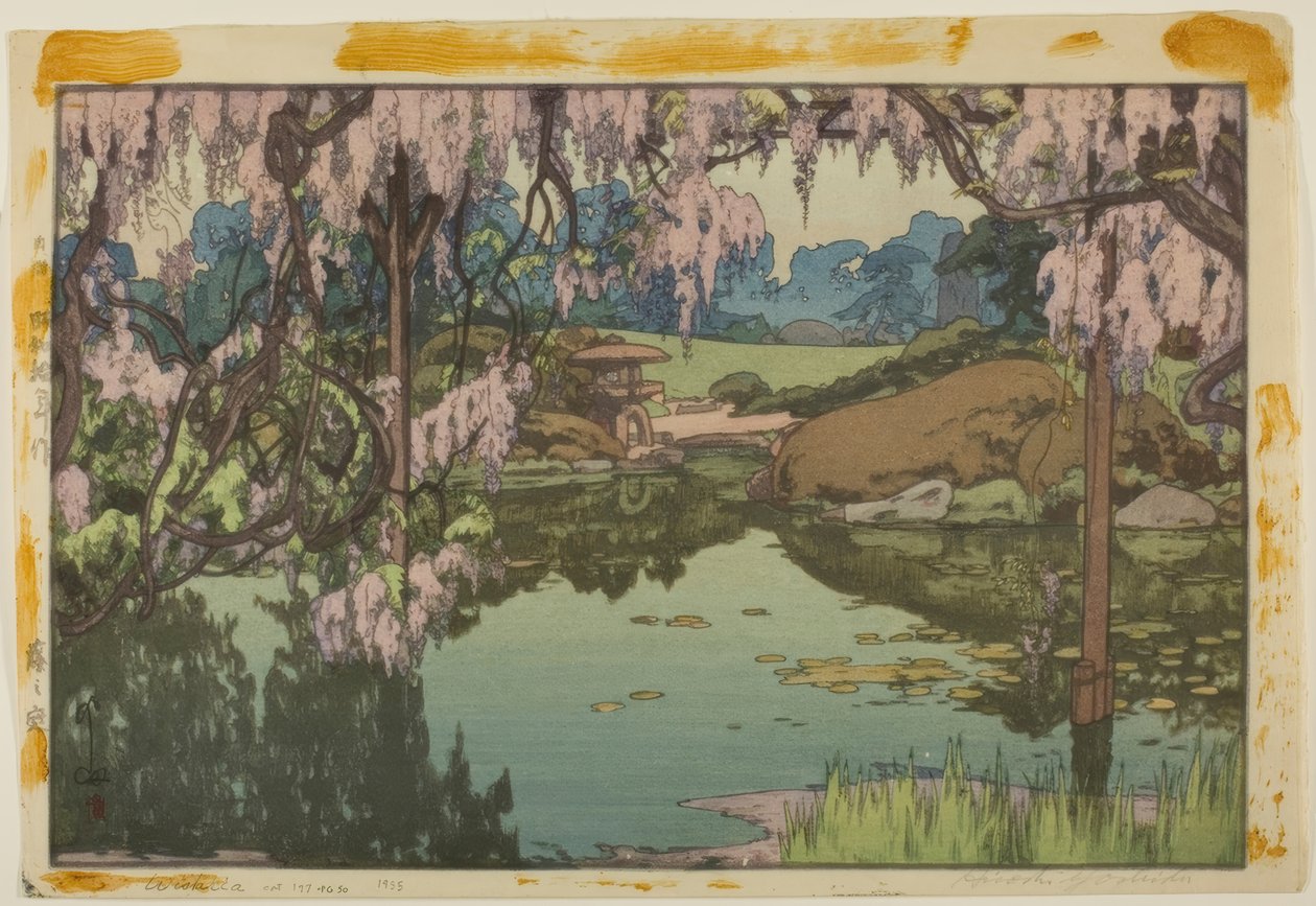 Wisteria de Yoshida Hiroshi