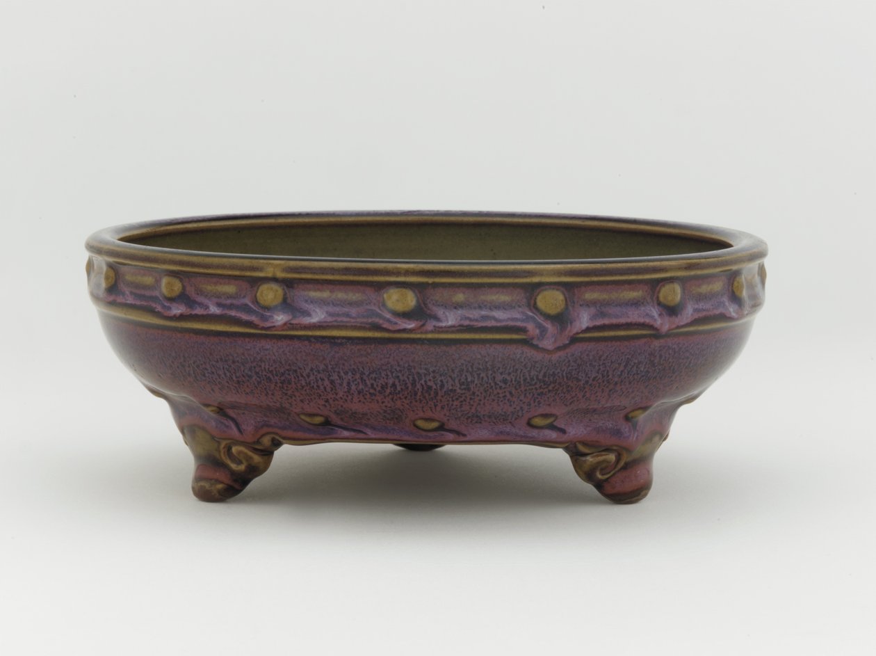 Bacia de bolbo (cerâmica) de Yuan Dynasty Chinese School