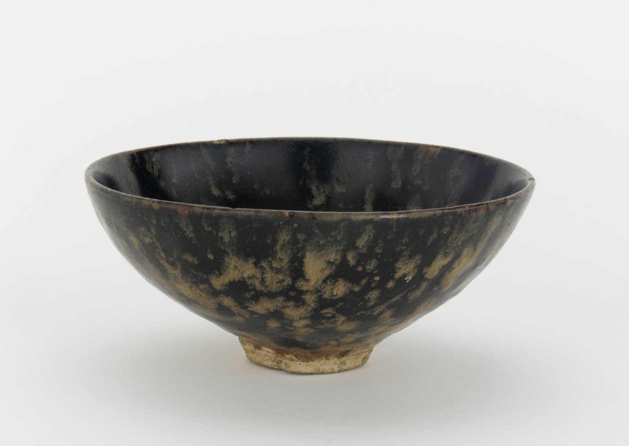 Tigela de chá, província de Jiangxi, final do século XIII a final do século XIV (cerâmica) de Yuan Dynasty Chinese School