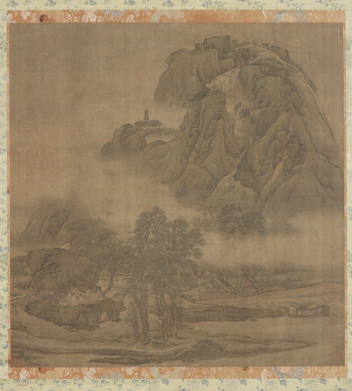 Piquenique na margem do rio, dinastia Qing, século XVIII. de Yuan Jiang