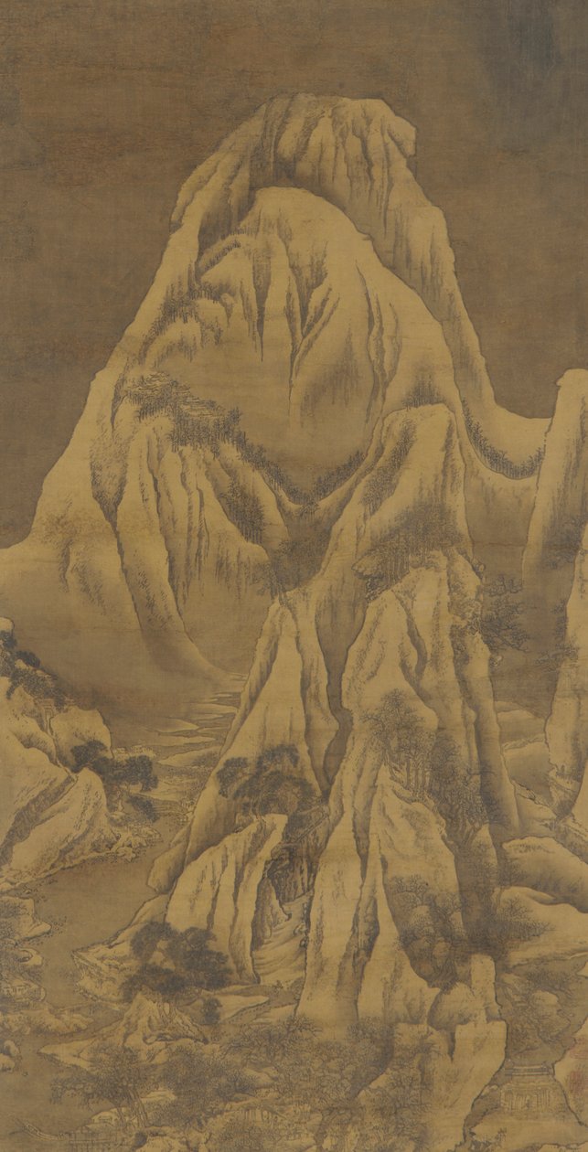 Winter Landscape, dinastia Qing, século XVIII. de Yuan Jiang