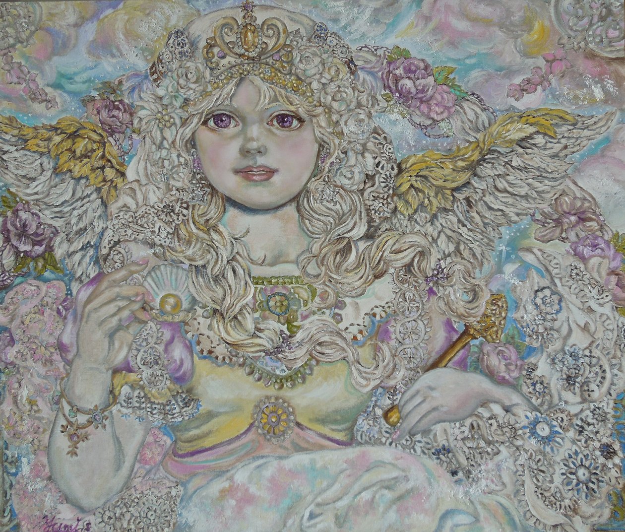 O anjo da pérola dourada de Yumi Sugai