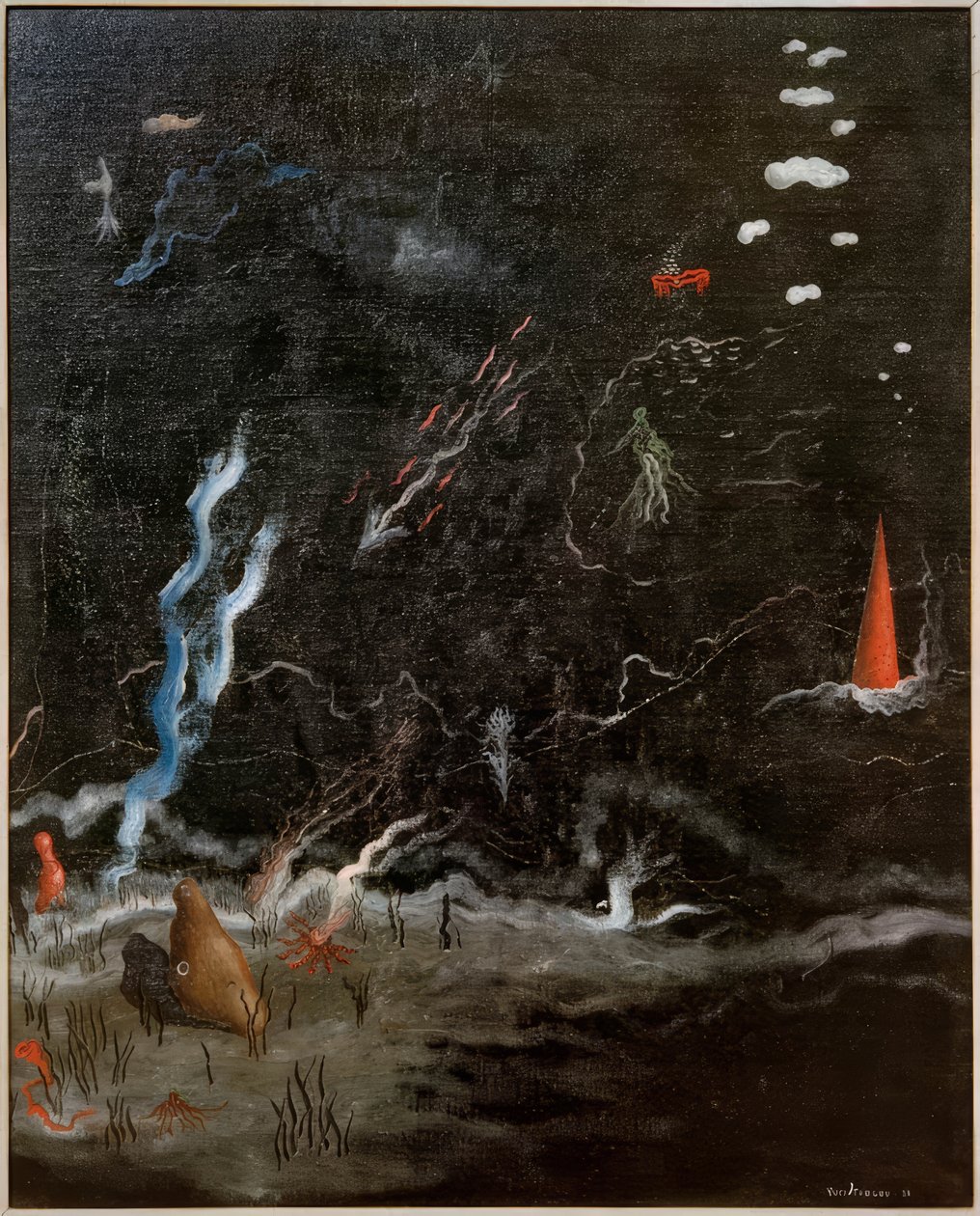 A tempestade (Terras Negras) de Yves Tanguy
