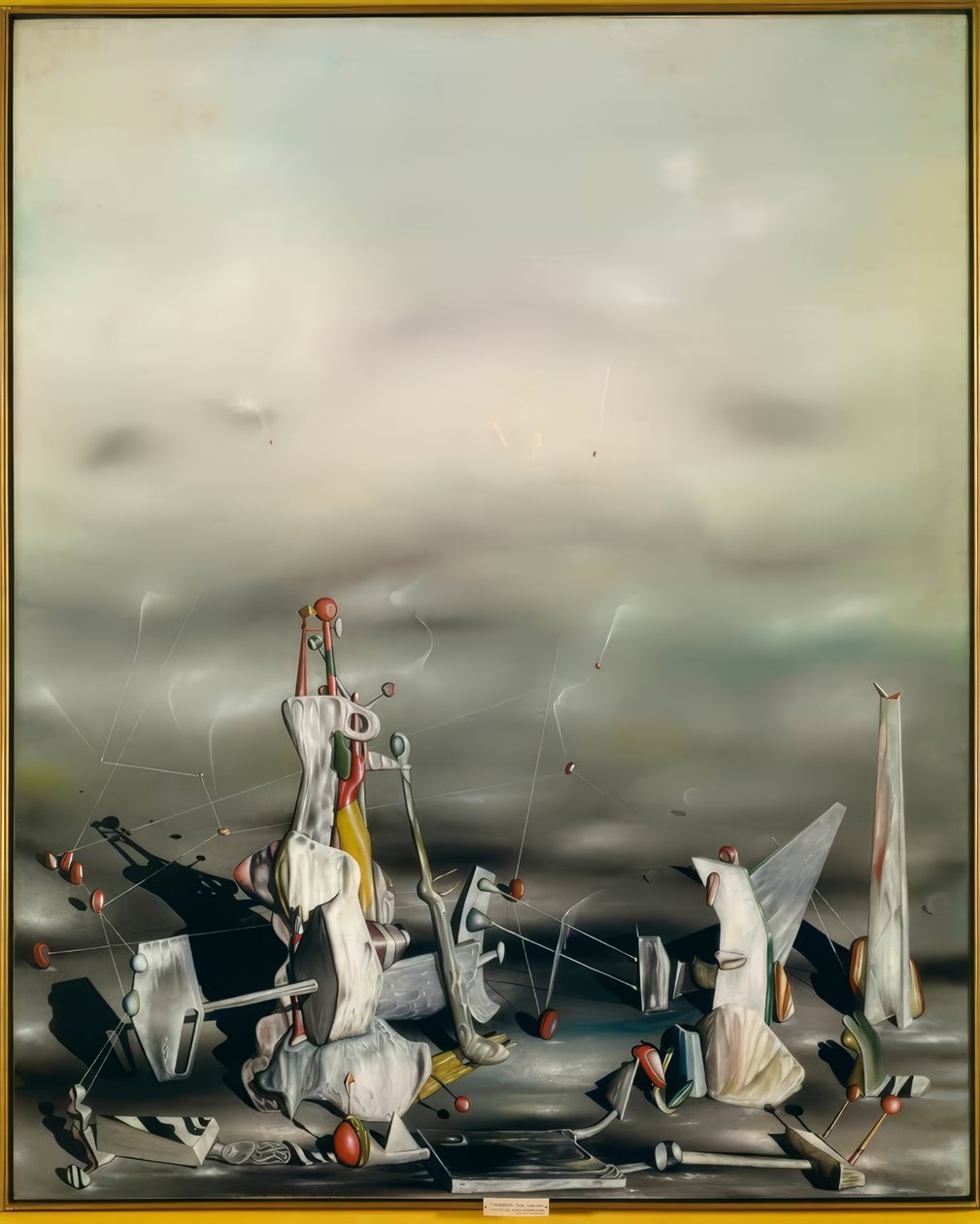 O palácio das rochas de vidro de Yves Tanguy