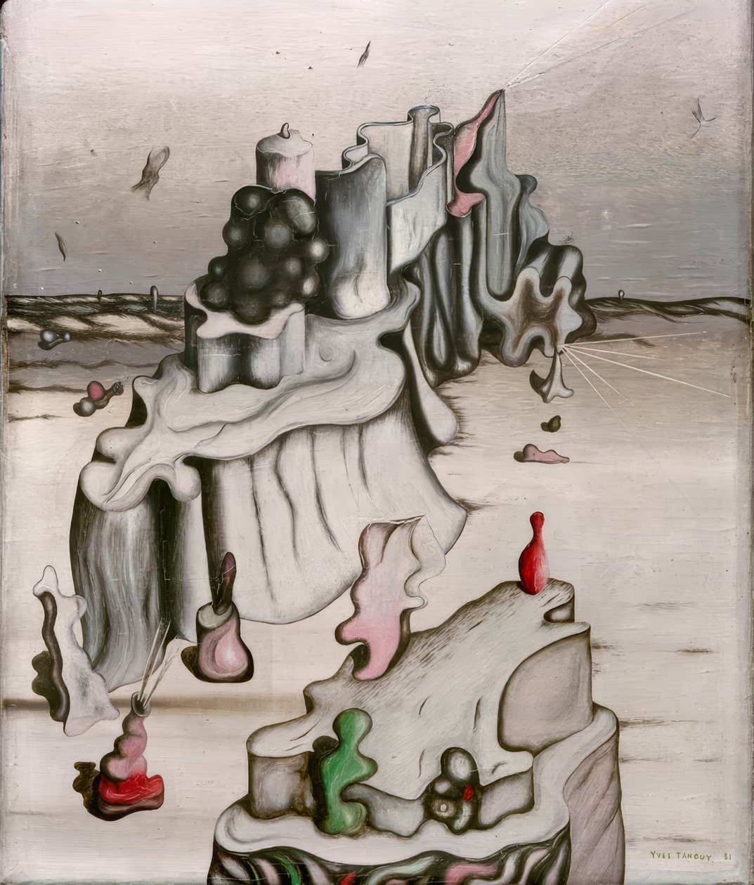 A torre do oeste de Yves Tanguy