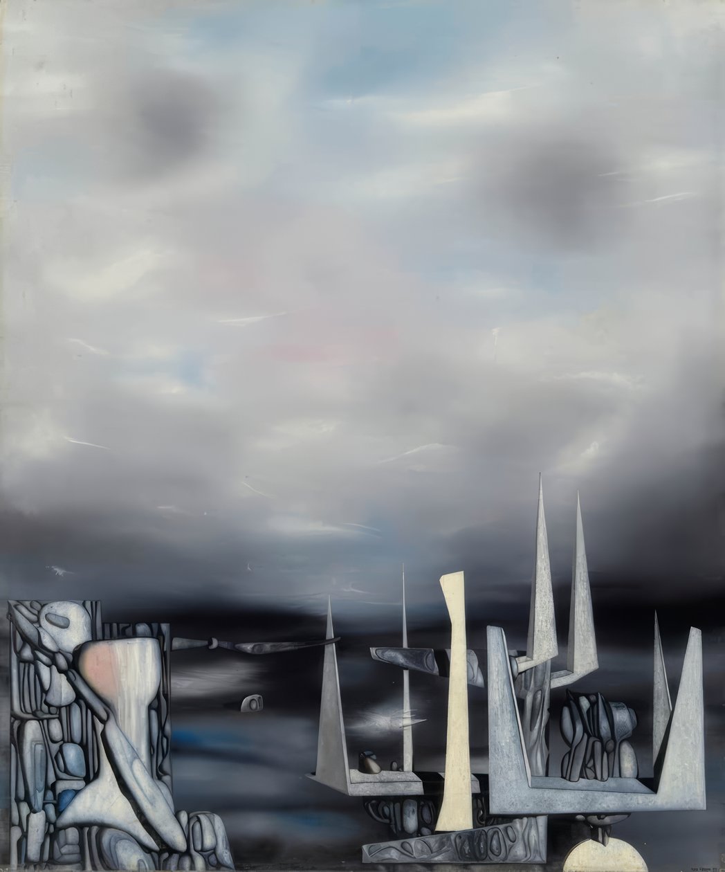 Perfurar as estrelas de Yves Tanguy