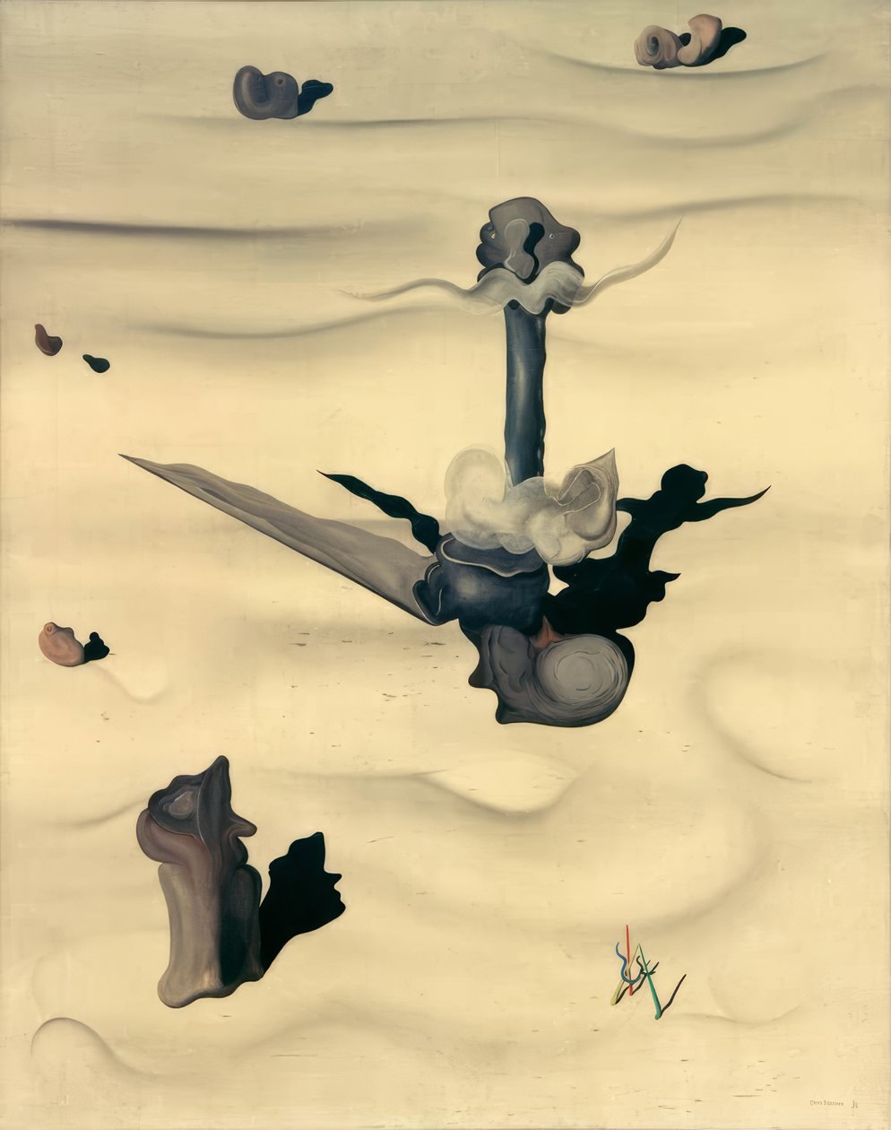 Terra (O ser humano) de Yves Tanguy