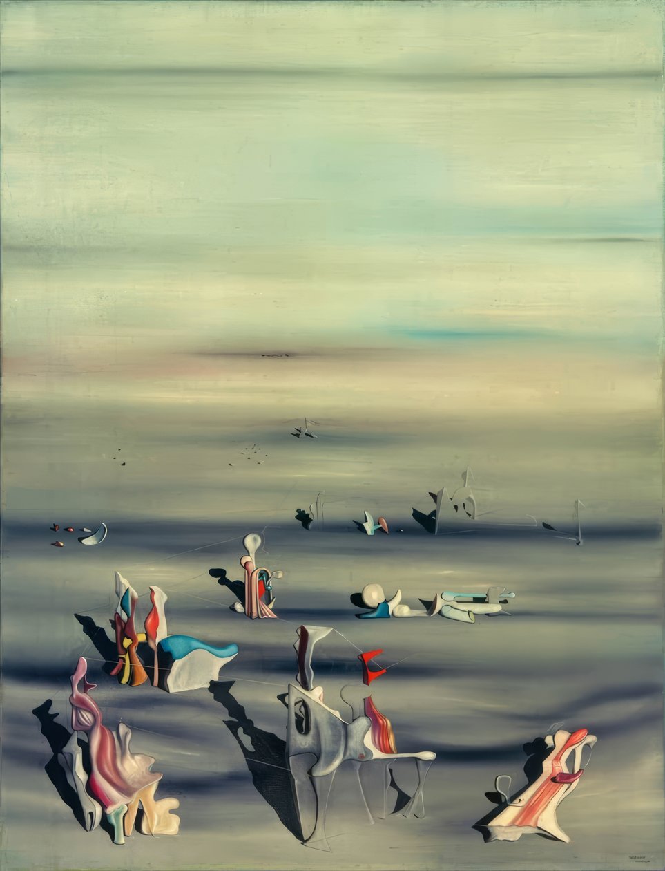 Tempo mobiliado de Yves Tanguy