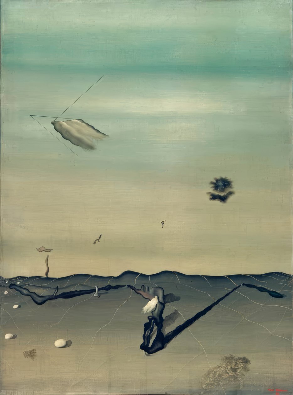 Sem título (O avião) de Yves Tanguy