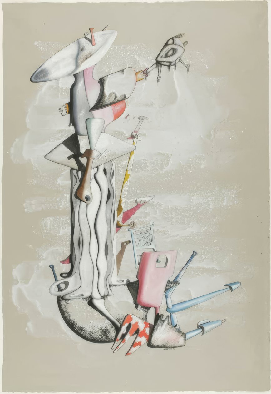 Natação na relva de Yves Tanguy