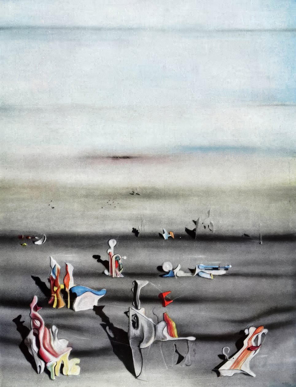 Os móveis do tempo de Yves Tanguy
