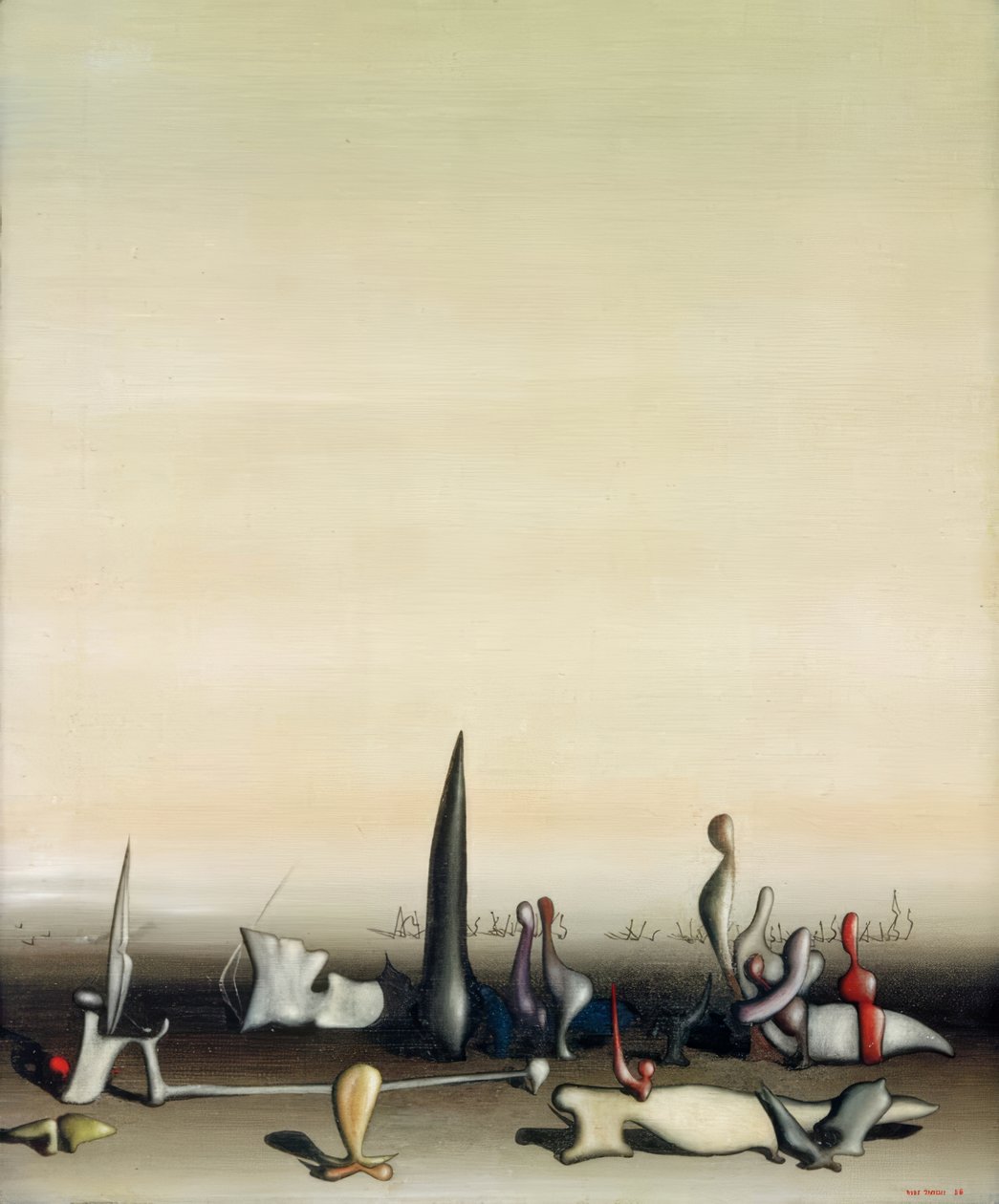 Hereditariedade de características adquiridas de Yves Tanguy