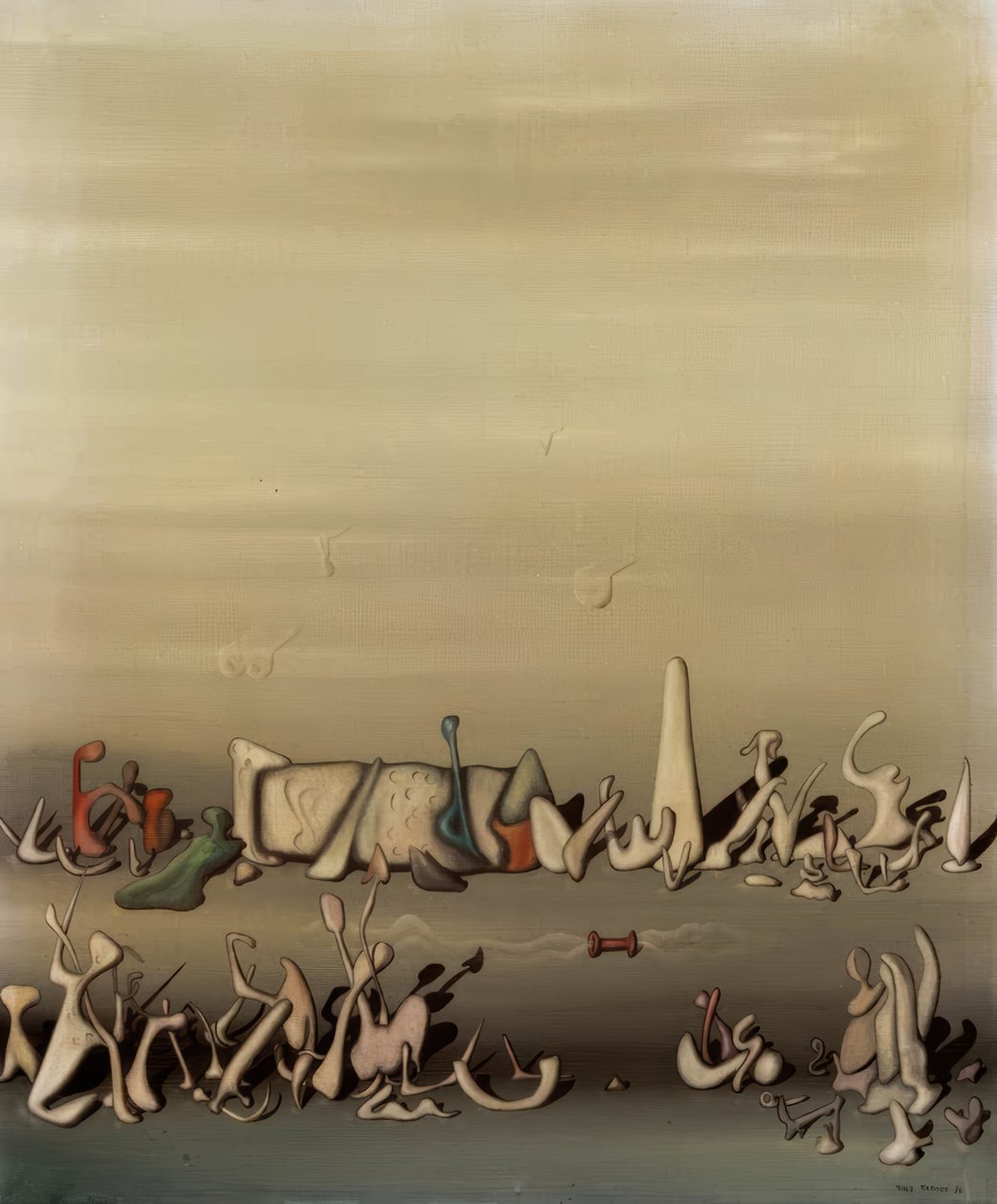 Entre a erva e o vento de Yves Tanguy