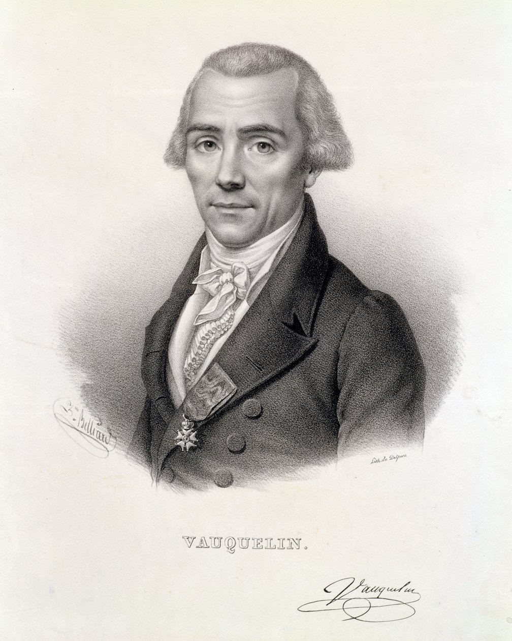 Louis Nicolas Vauquelin (1763-1829) gravado por Delpech de Z. Belliari