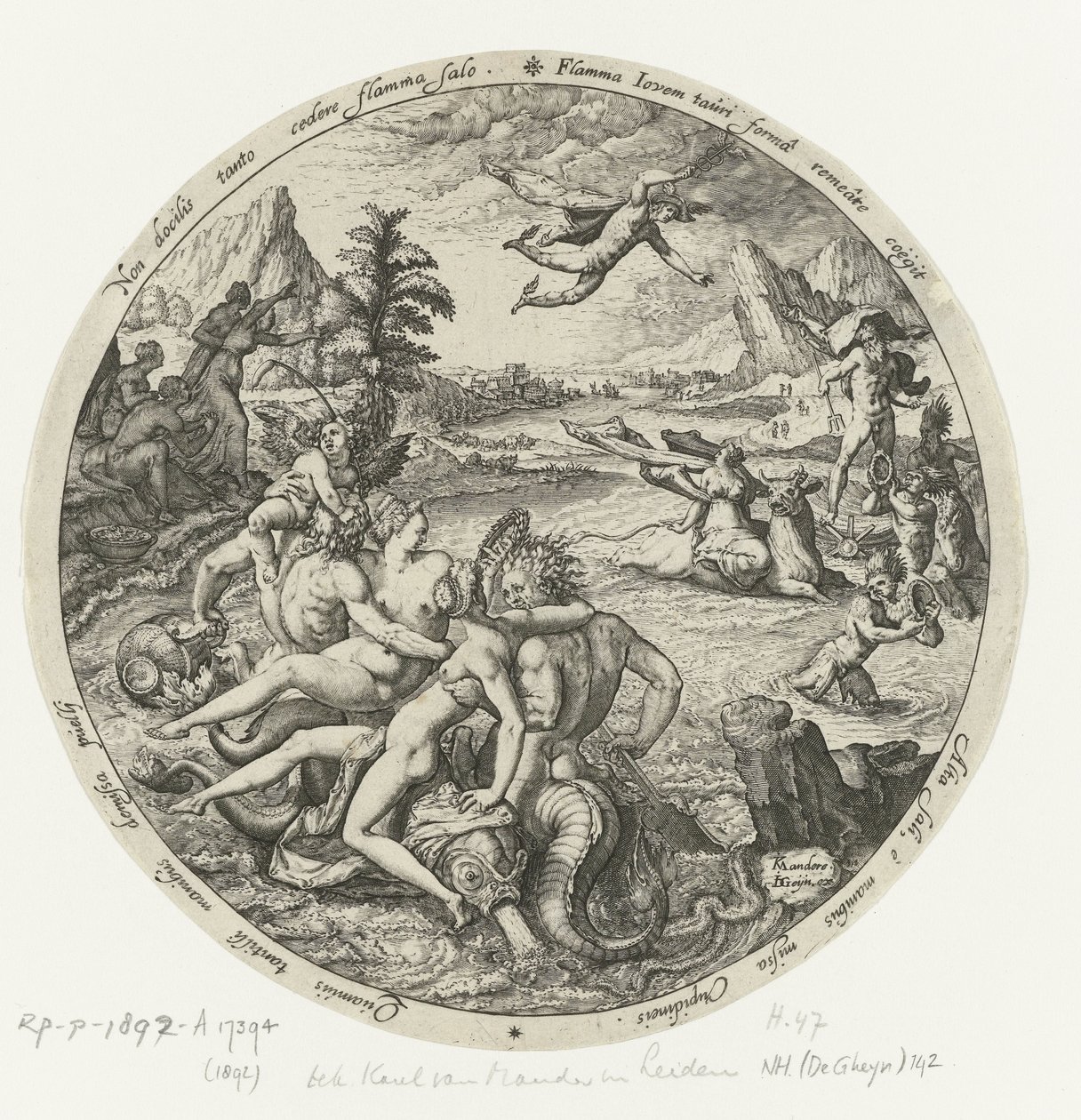 O roubo da Europa de Zacharias Dolendo (attributed to)