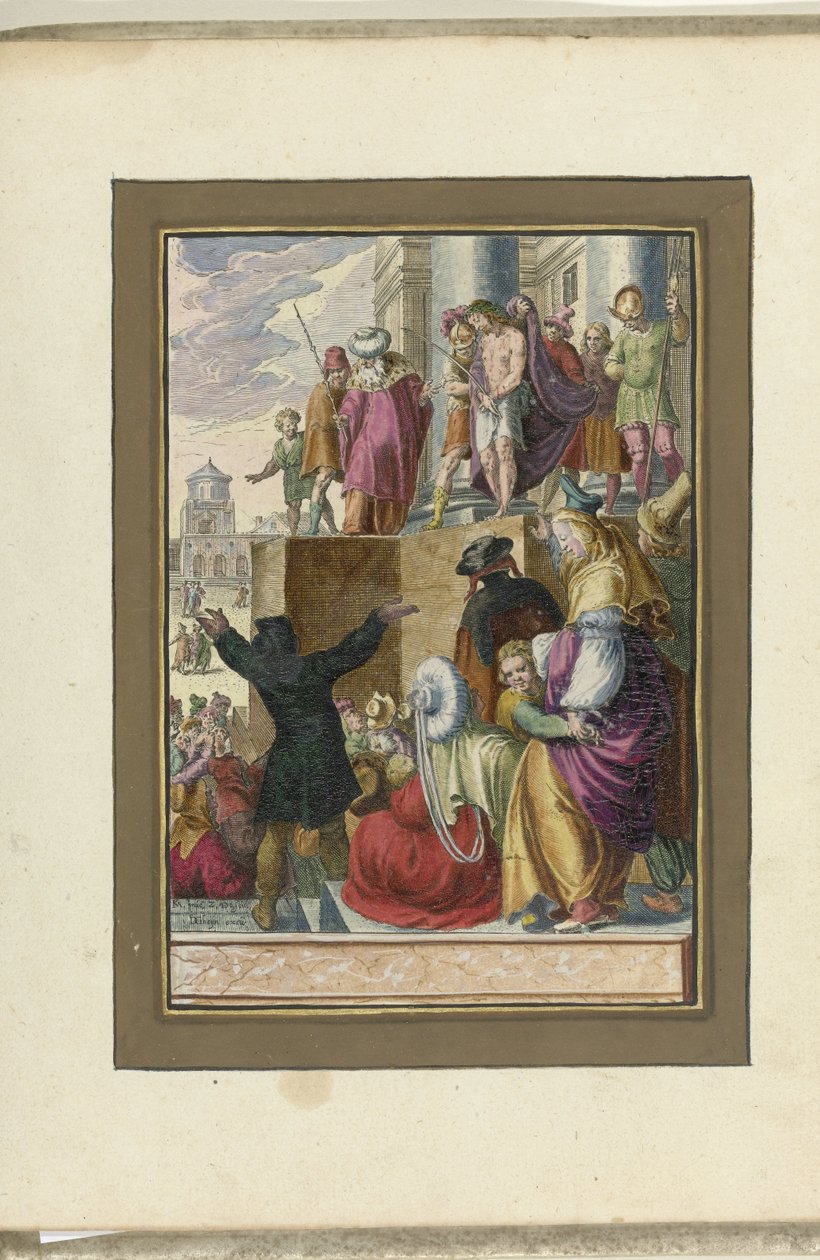Cristo mostrado ao povo (Ecce homo)
Paixão de Cristo (título da série) de Zacharias Dolendo