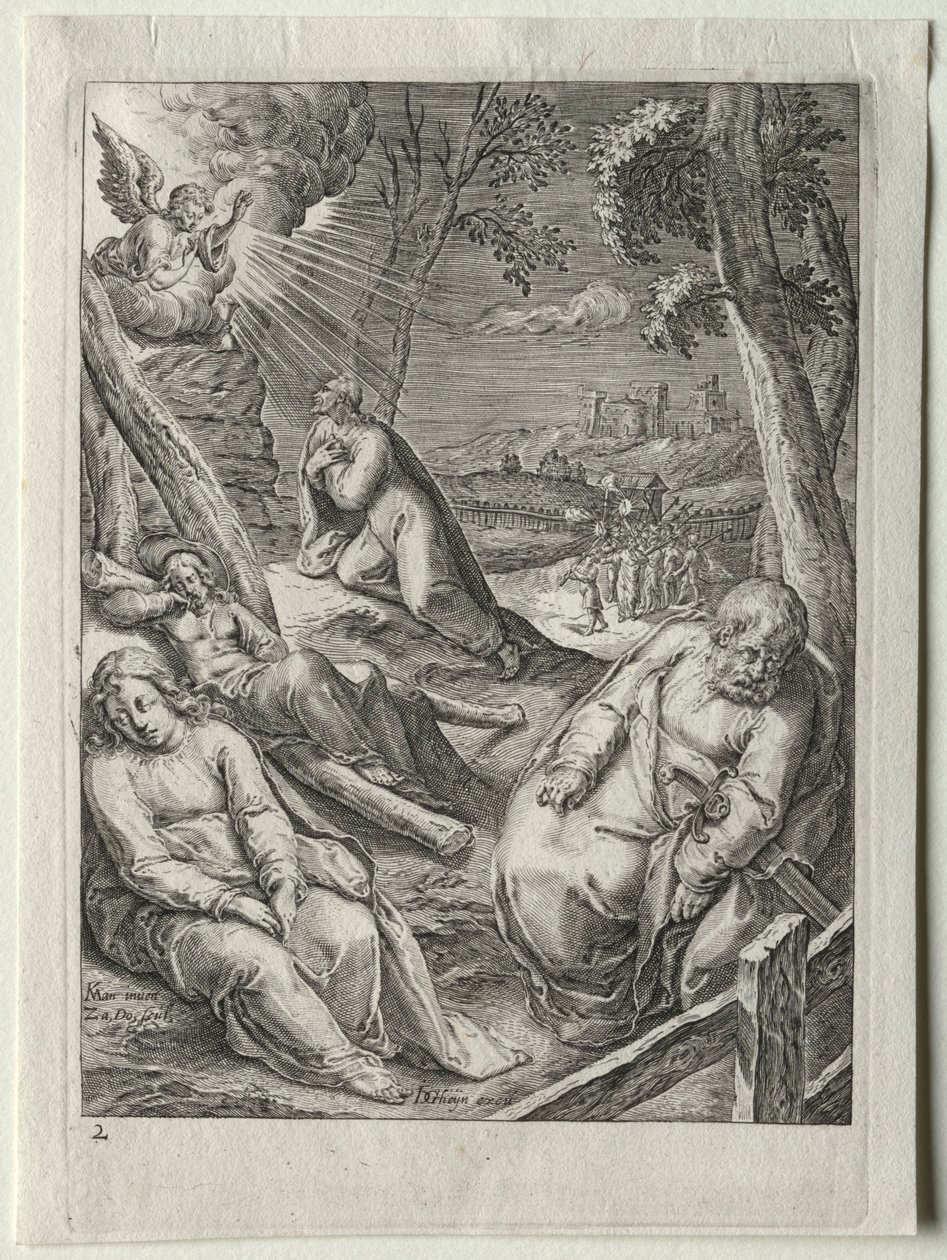 Conjunto da Paixão:  Cristo no Monte das Oliveiras de Zacharias Dolendo