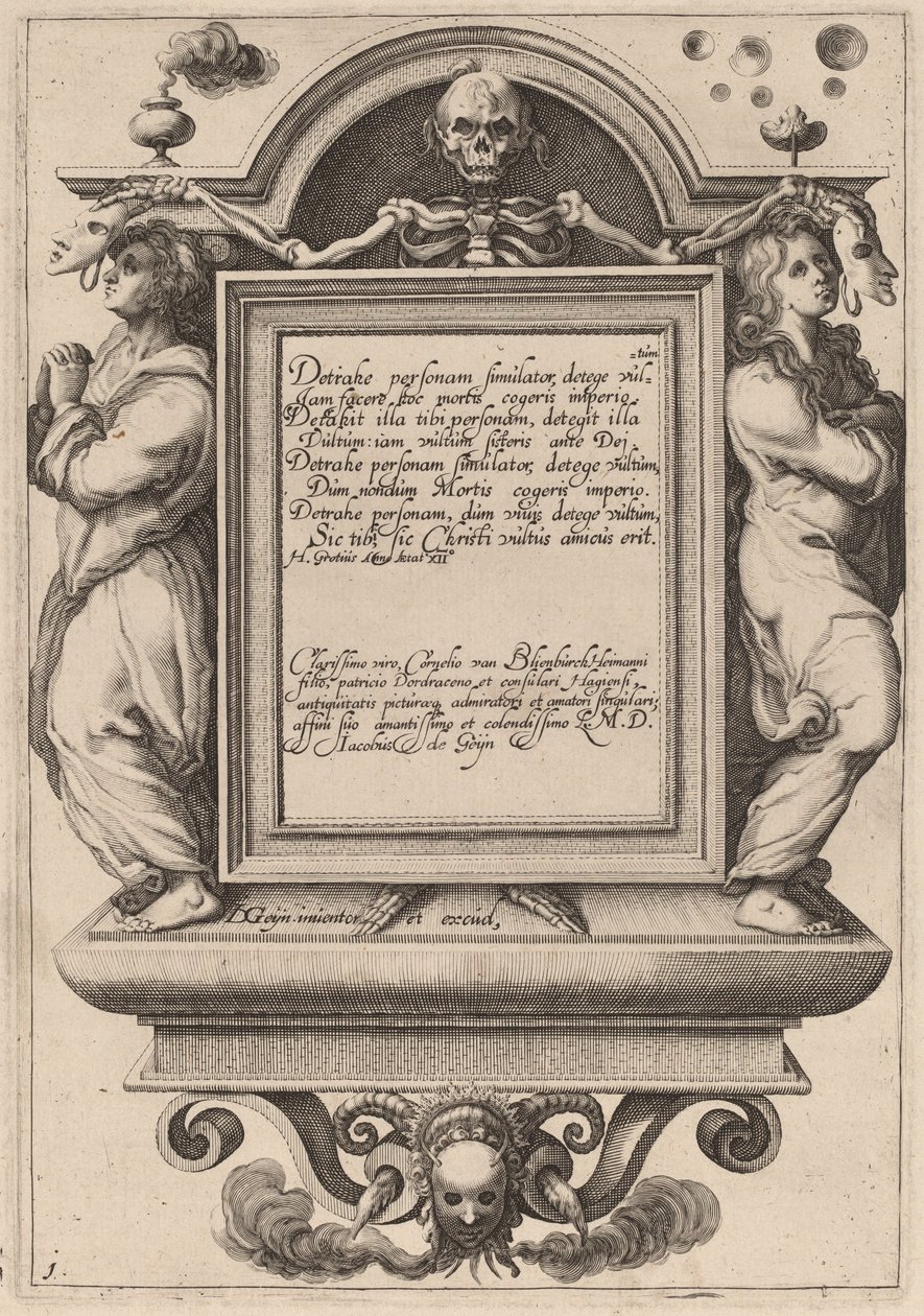 Folha de rosto de Zacharias Dolendo after Jacques de Gheyn II