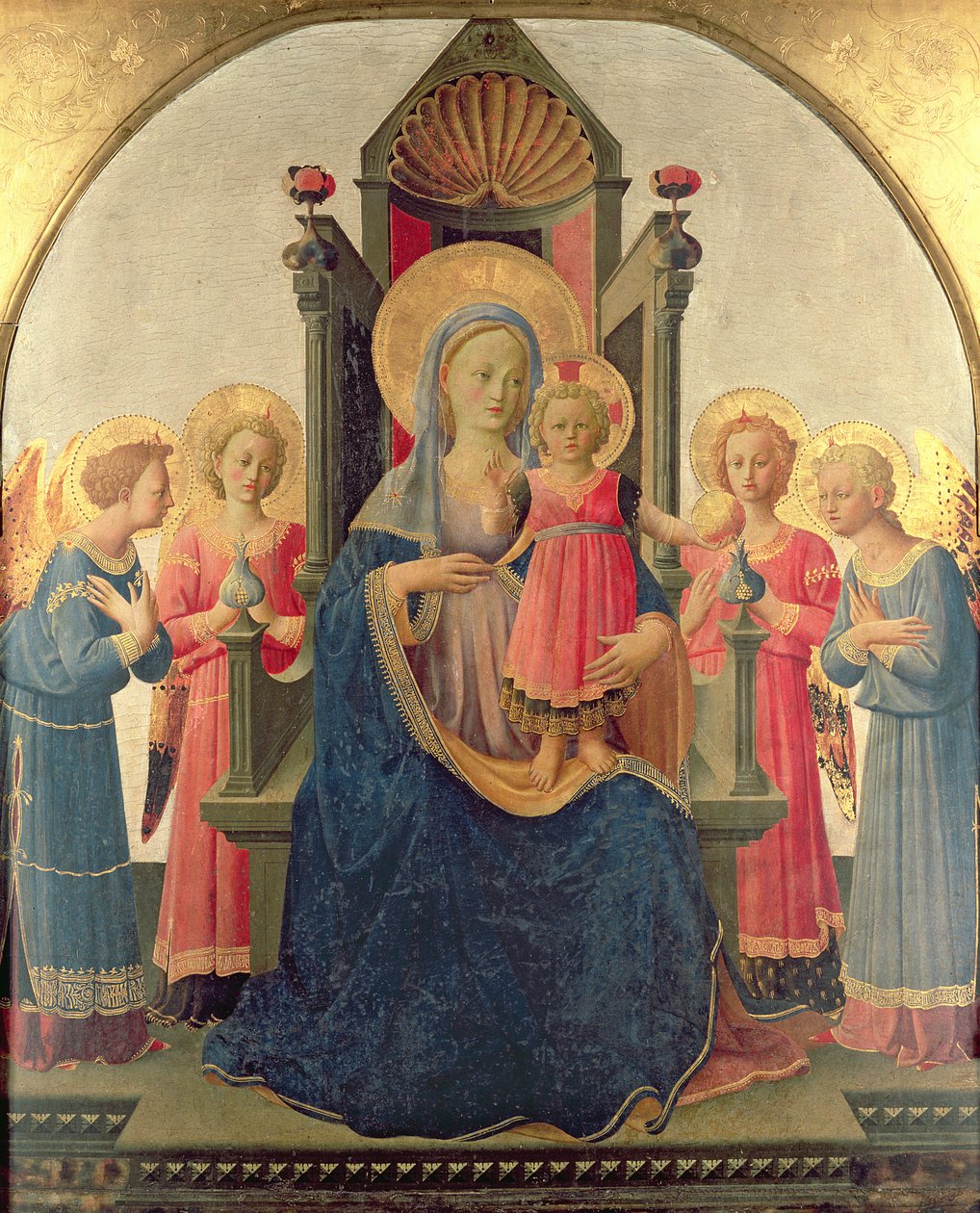 Madonna Enthroned de Zanobi di Benedetto Strozzi