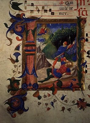 Missal 515 22v Historiated 