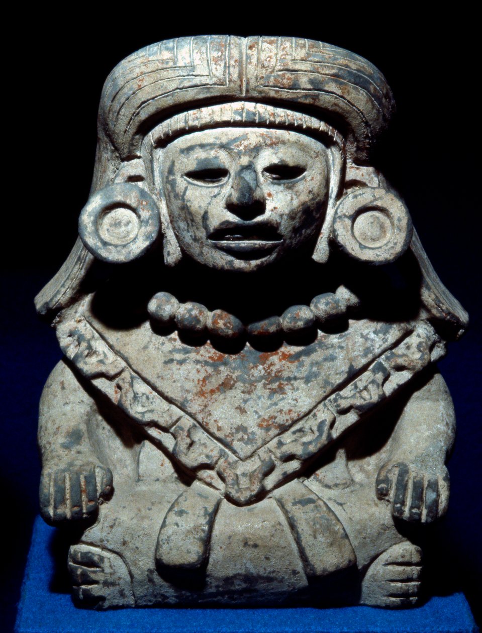 Urna funerária, final do período clássico (700-1000 dC) (cerâmica) de Zapotec