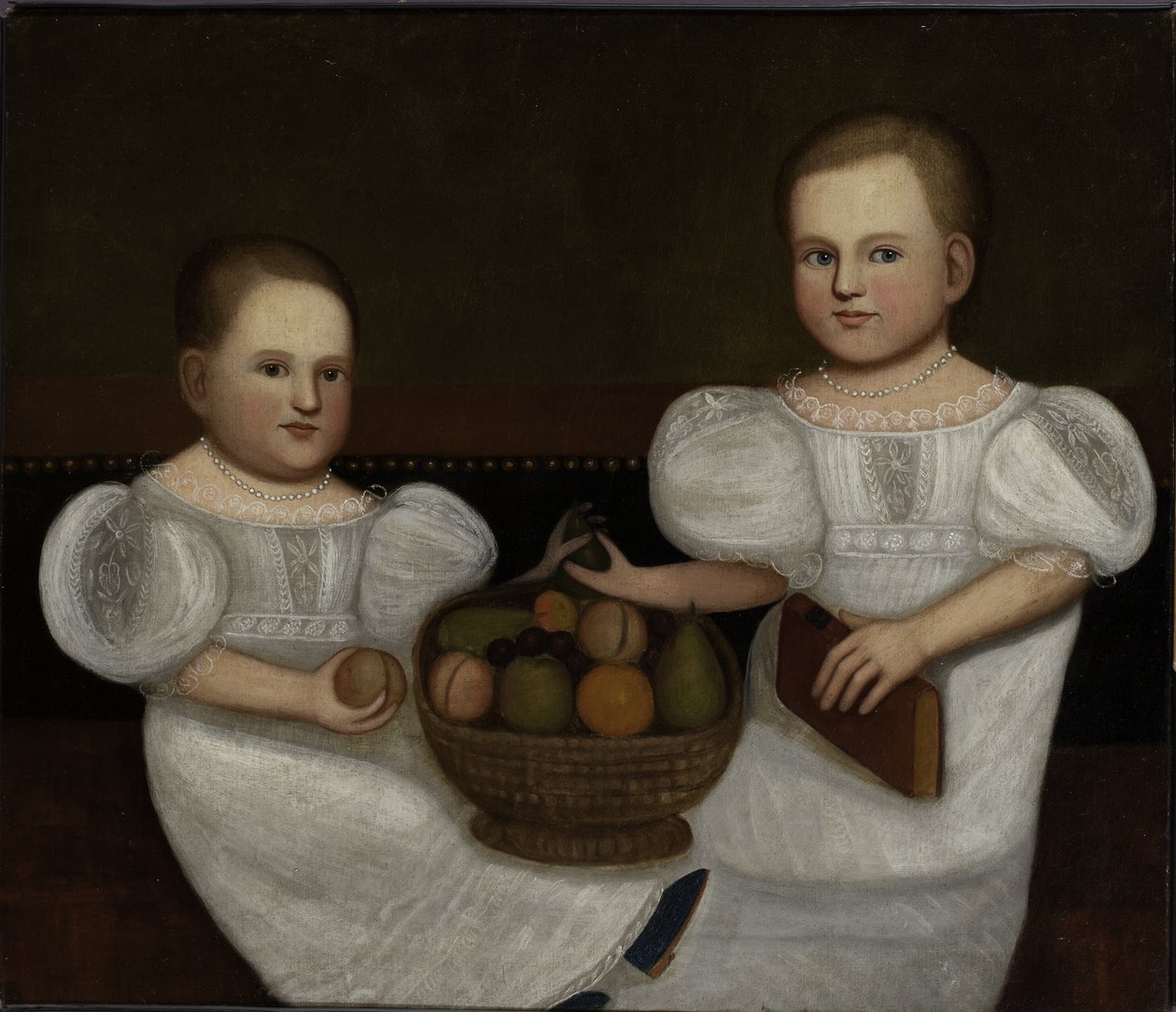Ester Amelia e Marcella Eusebia White, 1843 de Zedekiah Belknap