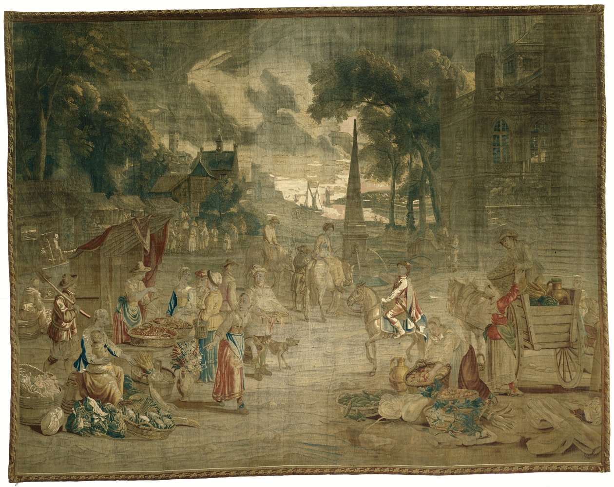 O mercado de frutas e vegetais de Zeger Jacob van Helmont