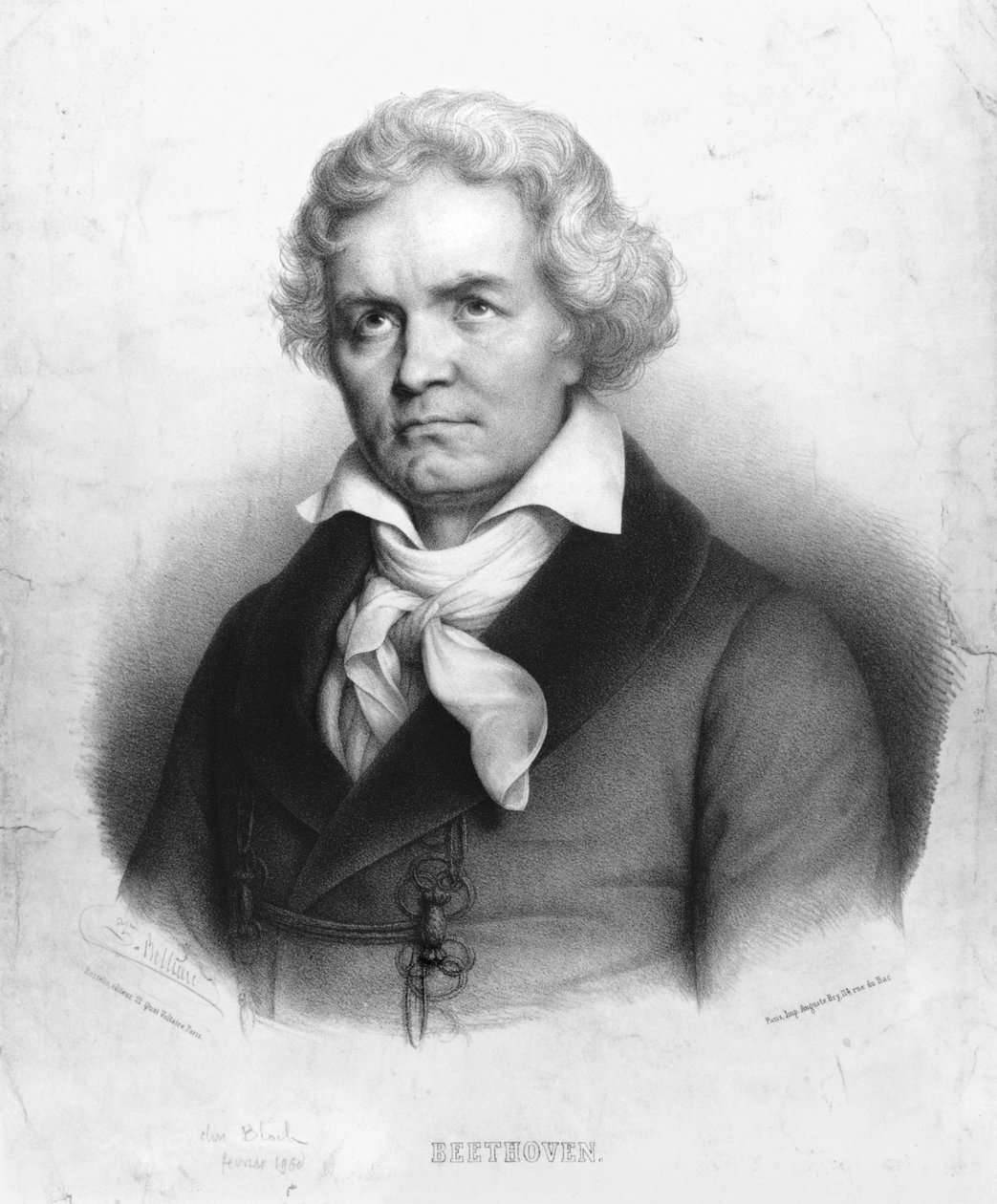 Ludwig van Beethoven (1770-1827) de Zephirin Felix Jean Marius Belliard