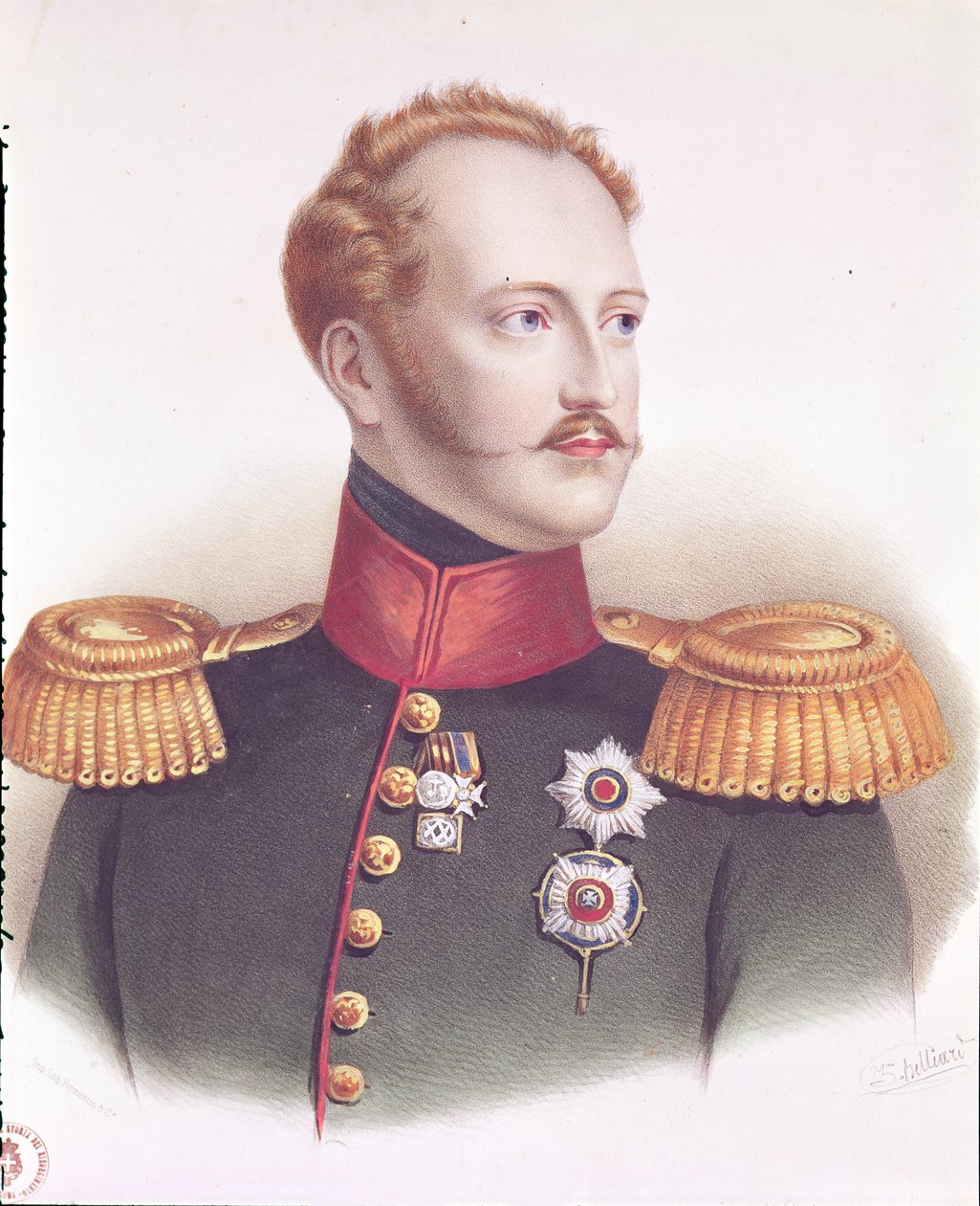 Retrato de Alexandre I (1777-1825) de Zephirin Felix Jean Marius Belliard