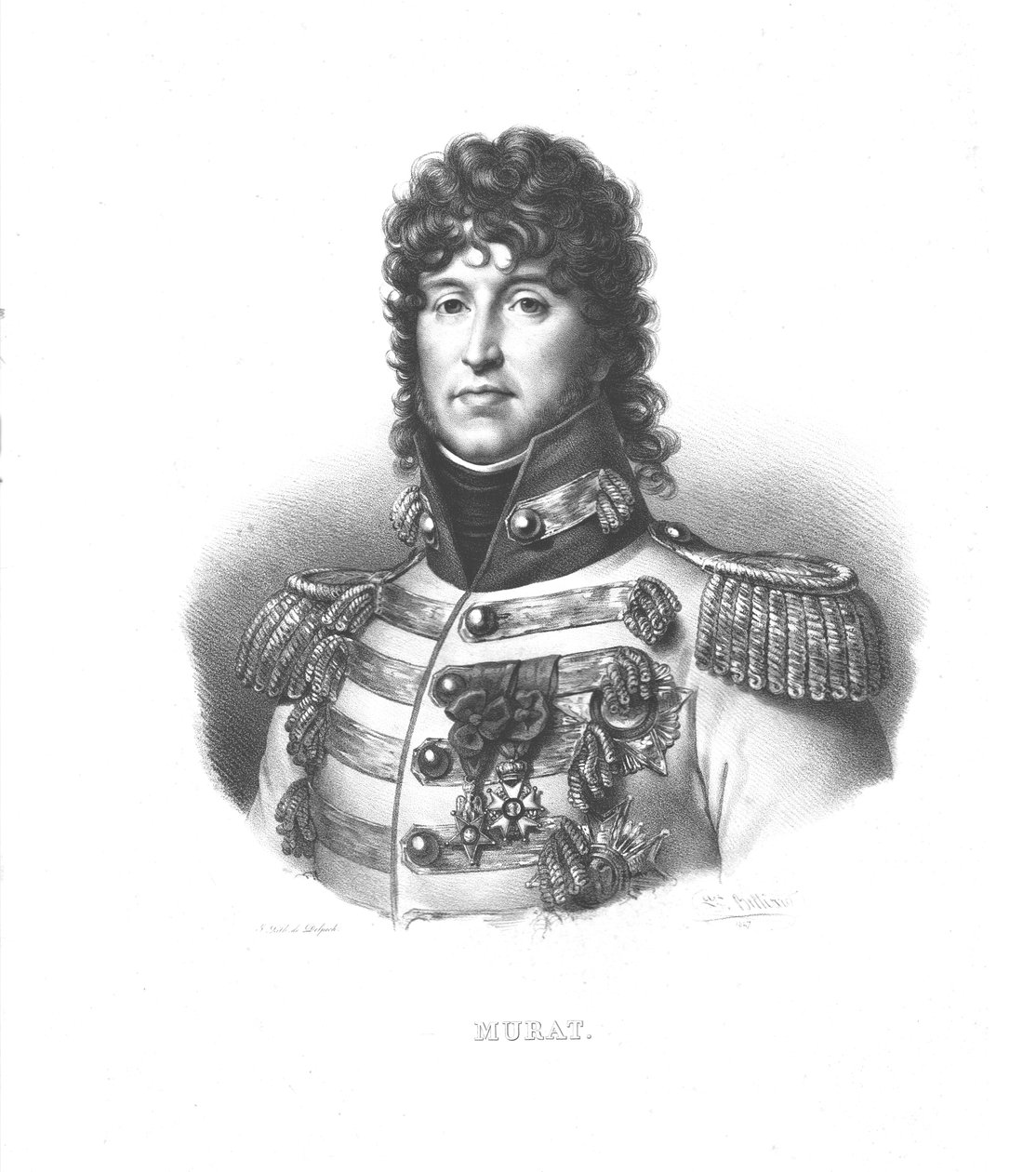 Joachim Murat, c1820s. de Zephirin Felix Jean Marius Belliard