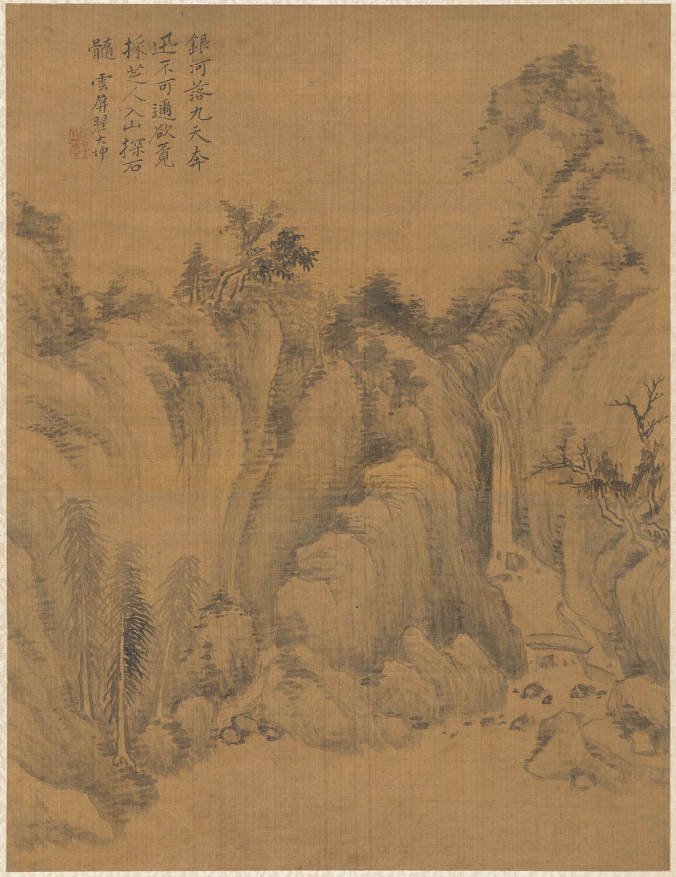Paisagem, 1775. de Zhai Dakun