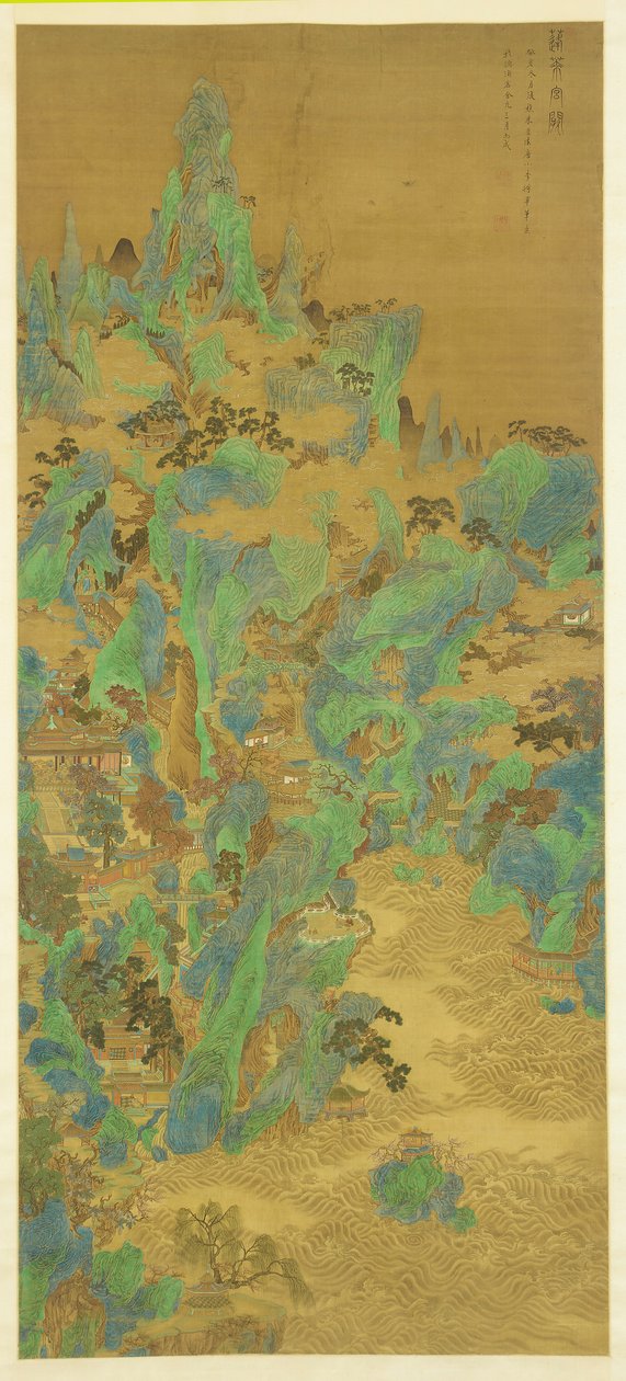 Os palácios e torres de portão de Penglai de Zhu Dan