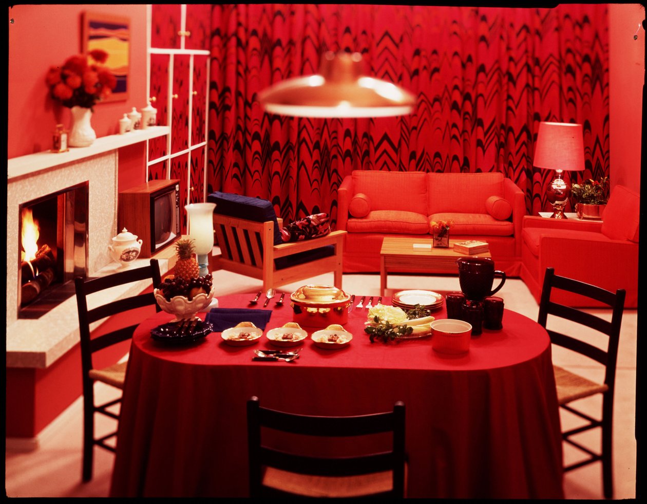 Sala de jantar, c.1960 (foto) de Zoltan Glass