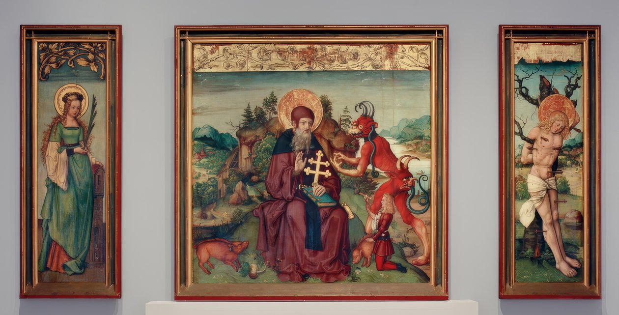 Antonius retable de Zürcher Veilchenmeister
