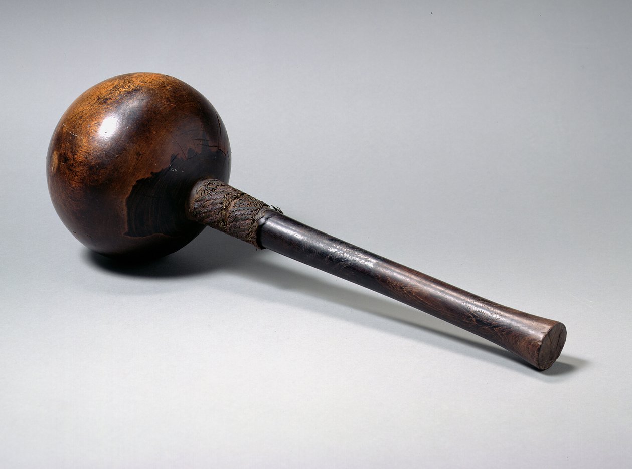 Knobkerrie de arame (madeira) de Zulu
