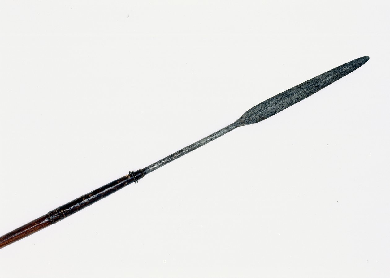 Assegai recuperado das proximidades do corpo do Príncipe Imperial de Zulu