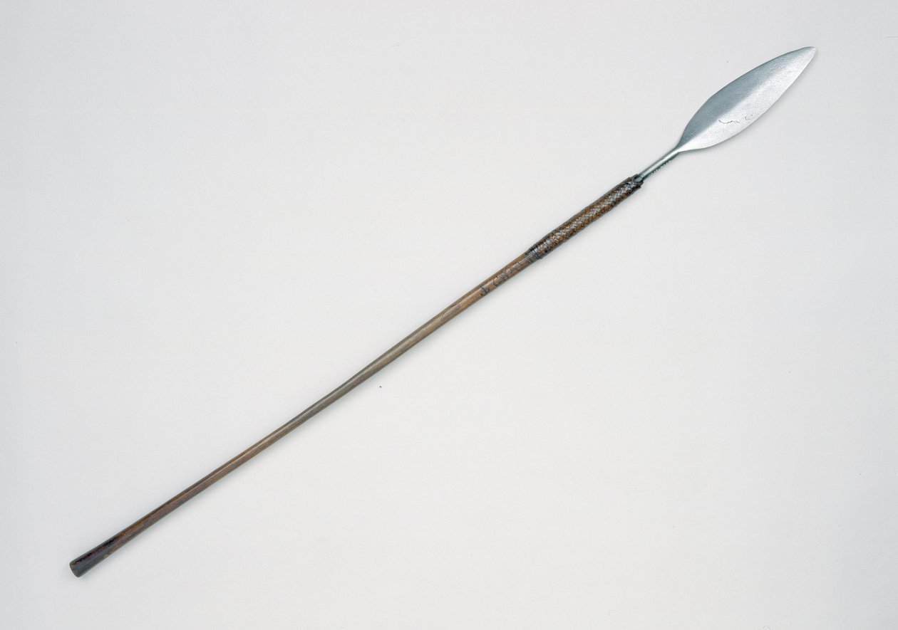 Zulu spear ou assegai, África do Sul de Zulu
