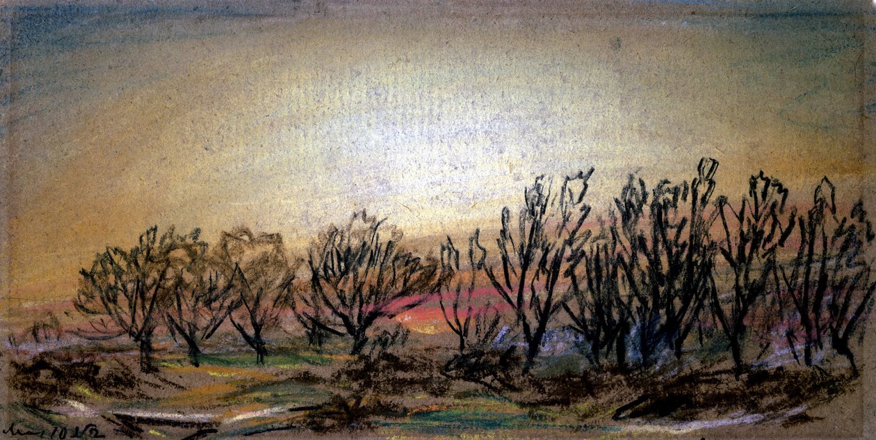 Depois do pôr-do-sol de Frederick (attr. to) Barnard