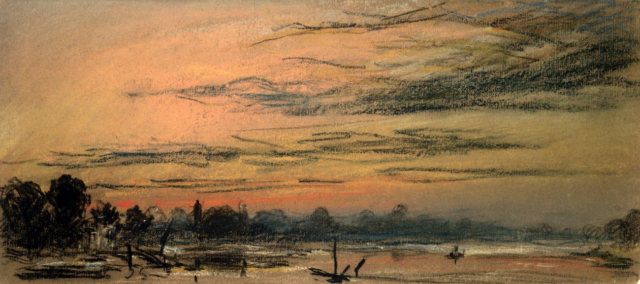 Depois de brilhar duas horas após o pôr-do-sol de Frederick (attr. to) Barnard