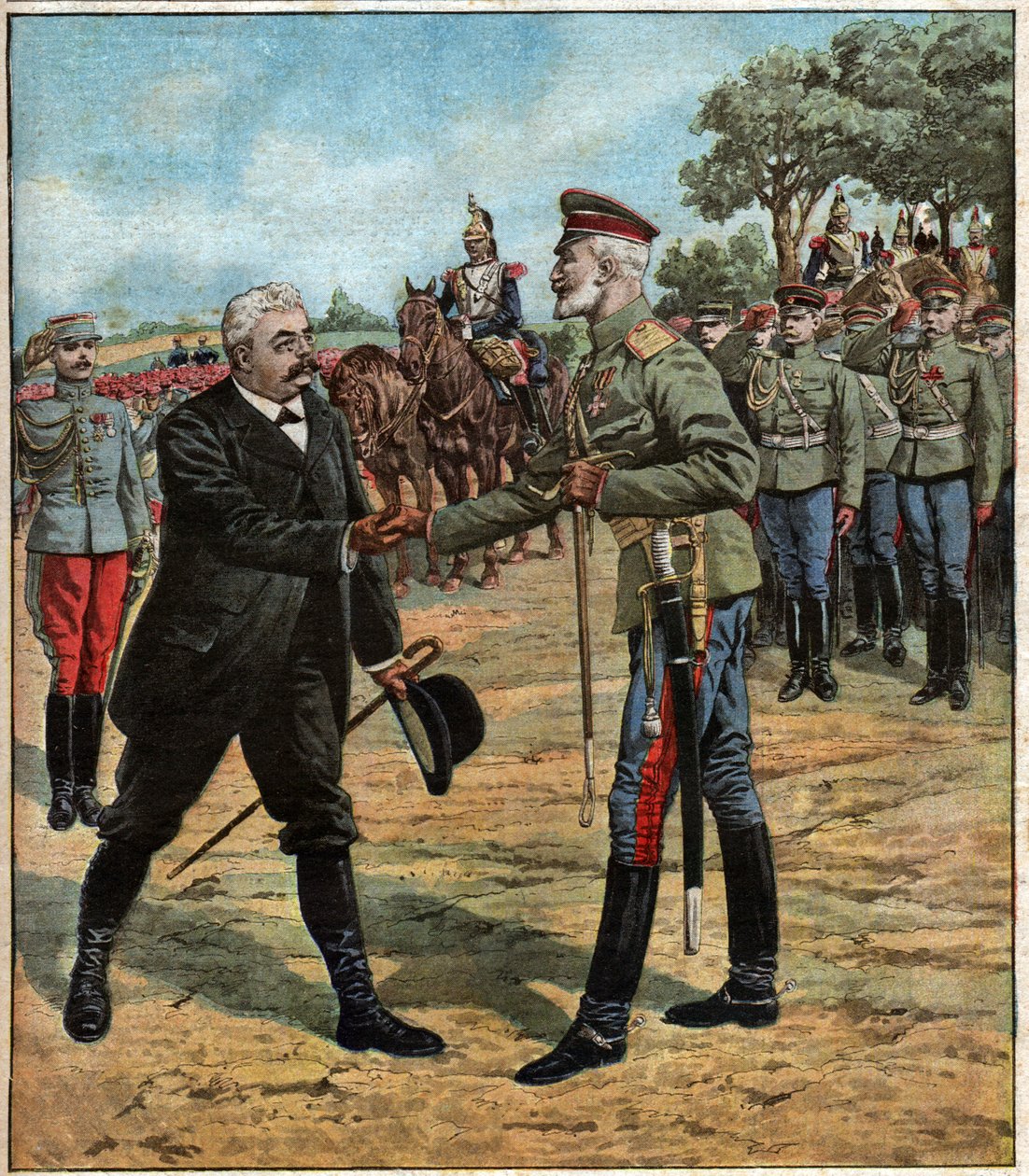 Aliança Franco-Russa. Aliança franco-russa. de Ferdinand Georg Waldmuller