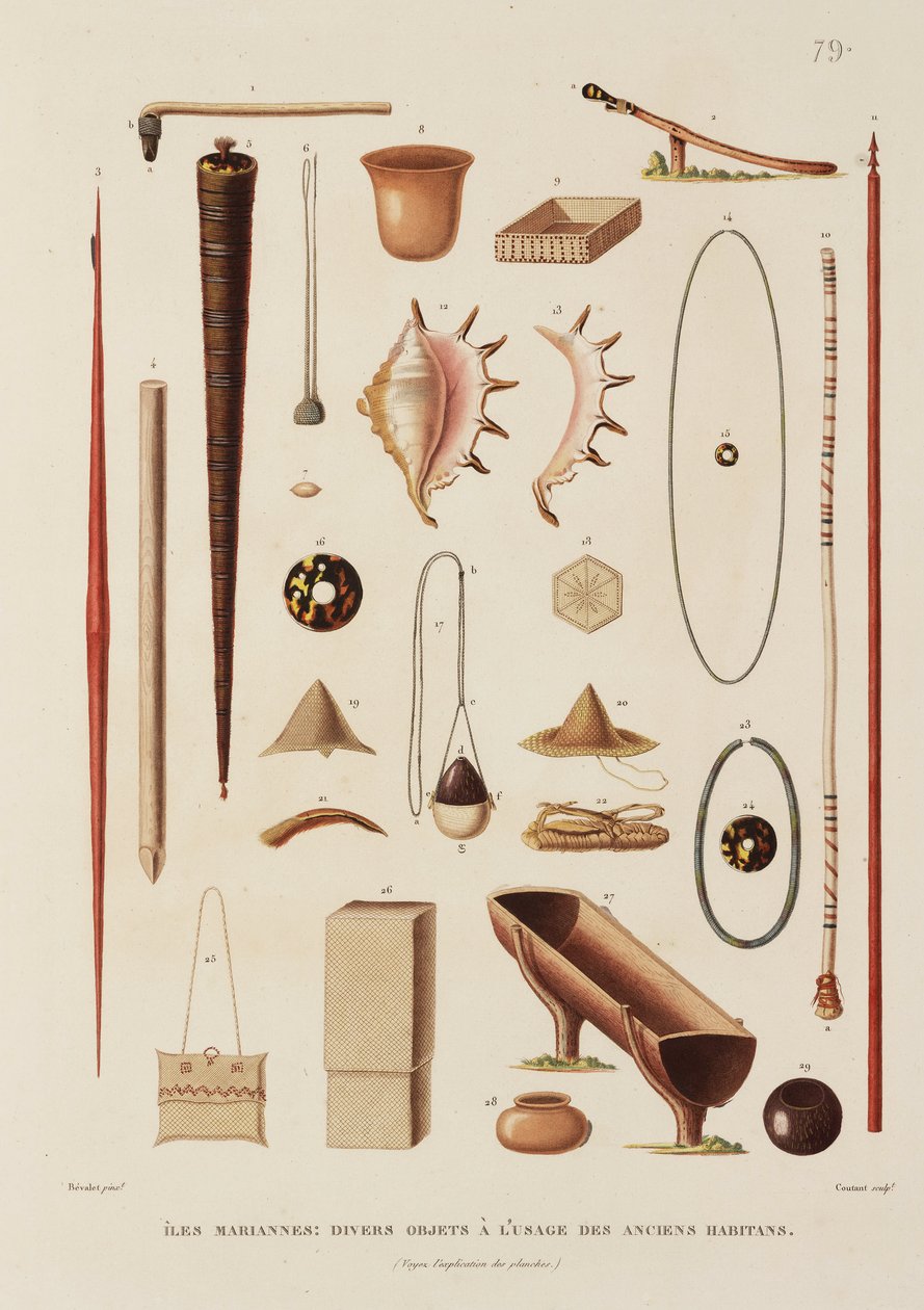 Artefatos das Ilhas Marianas de John Pardon