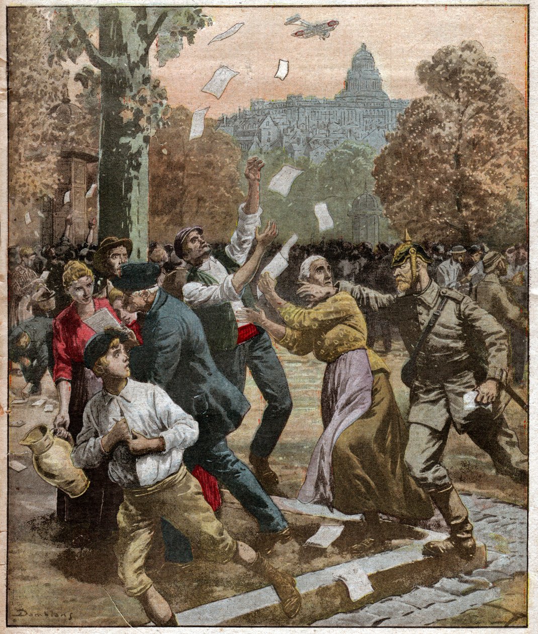 Bruxelas durante a Primeira Guerra Mundial. Bruxelas durante a Primeira Guerra Mundial. de Ferdinand Georg Waldmuller
