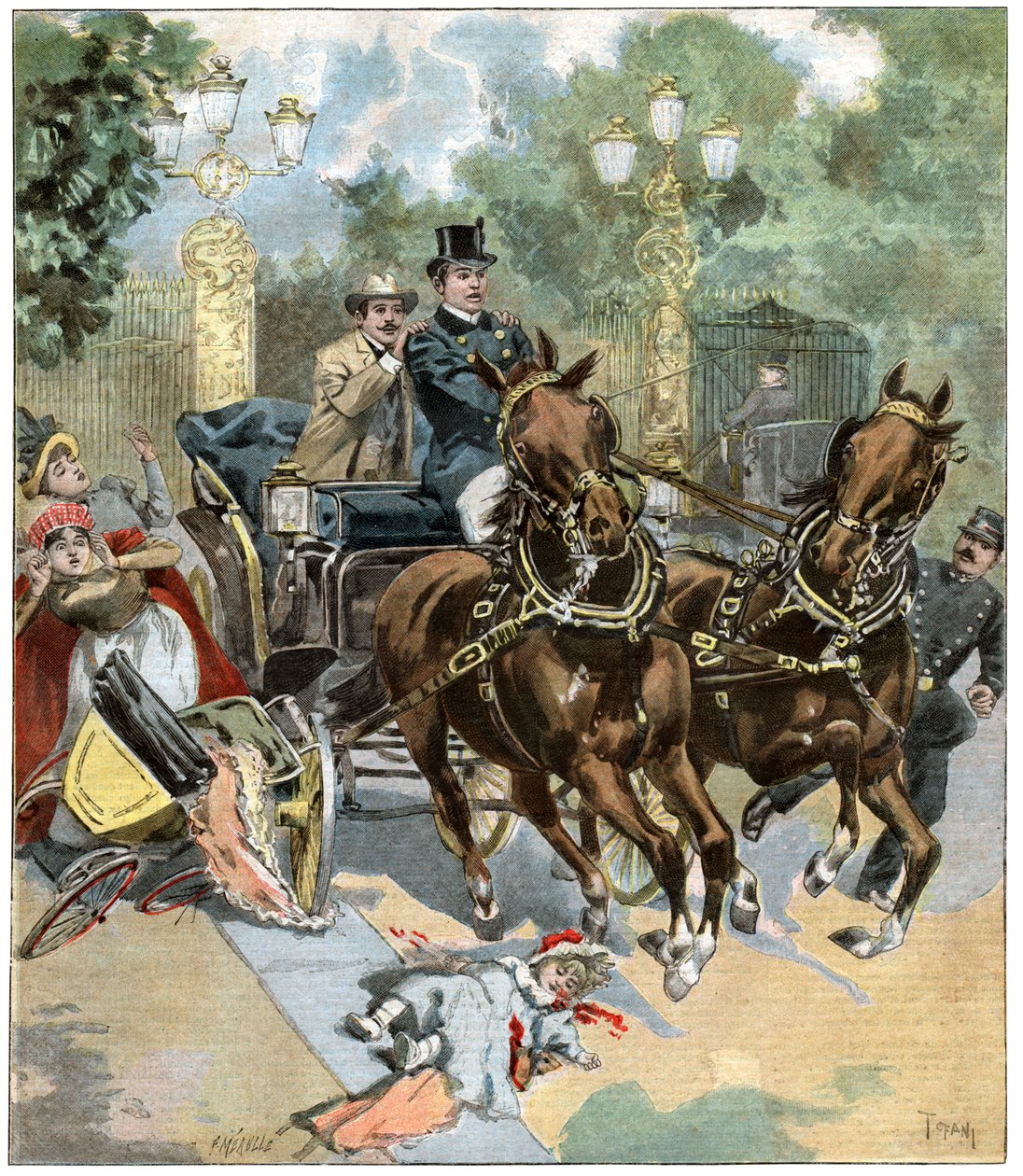 Acidente de táxi em Paris de . .
