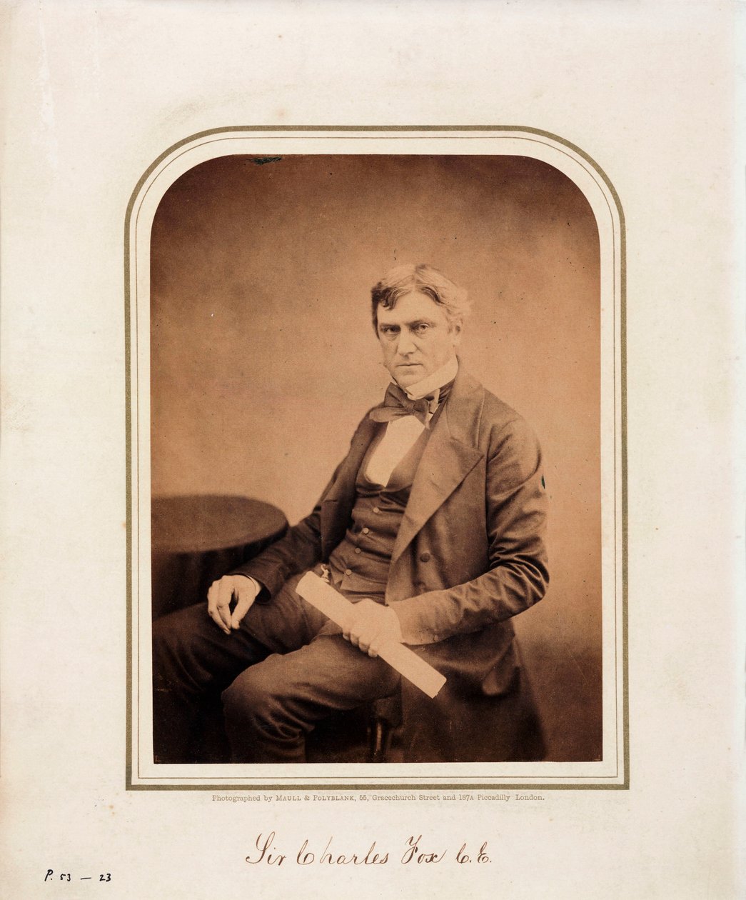 Charles Fox, engenheiro de Ferdinand Georg Waldmuller