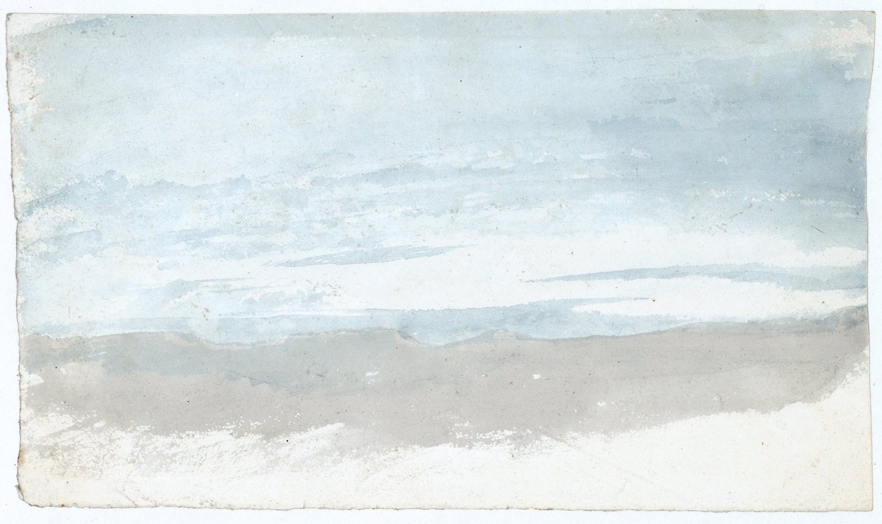 Estudo sobre nuvens por Luke Howard, c 1808-1811 de Frederick (attr. to) Barnard