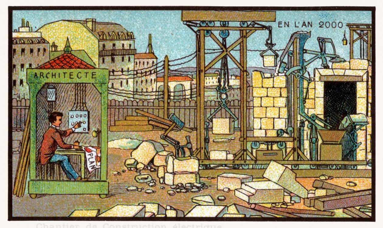 Canteiro de obras, c.1910 de . .