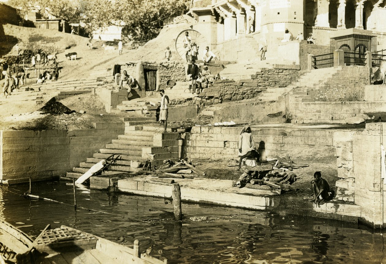 Cremação no Ganges de Hippolyte Lalaise Devéria