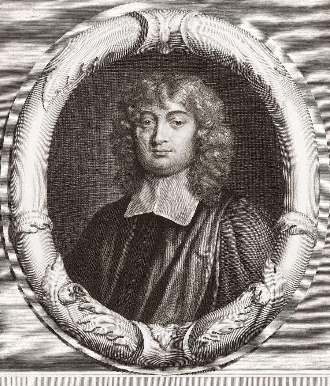 Edward Stillingfleet, teólogo britânico. Retrato. de . .