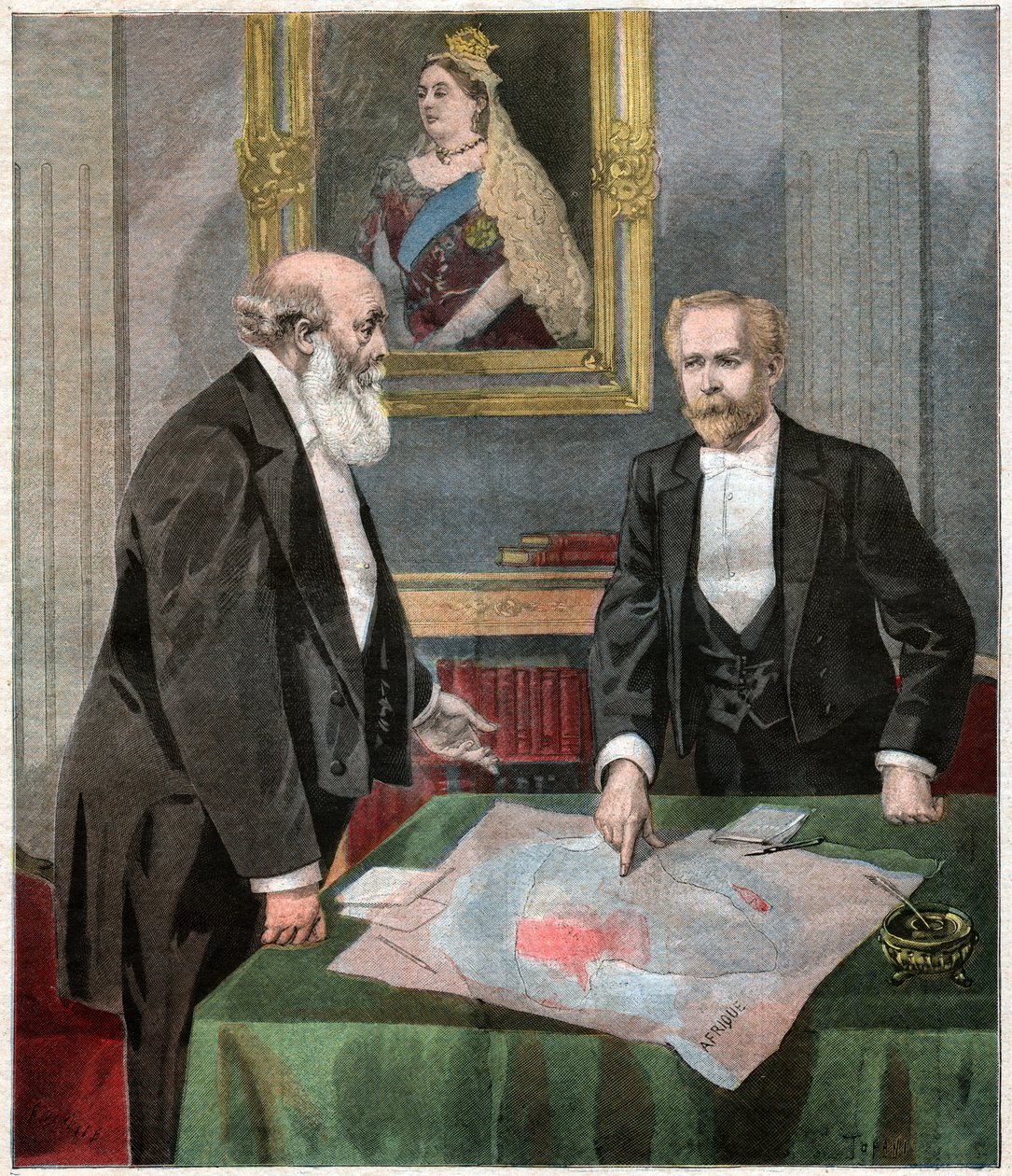 Entente cordiale: Paul Cambon e Robert Gascoyne-Cecil, Lord Salisbury de . .