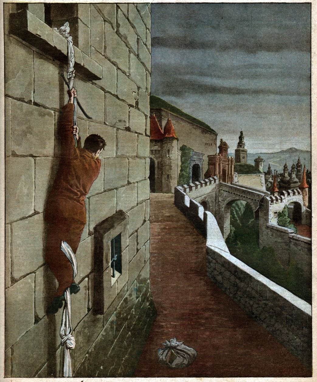 Fuga de um espião francês. Fuga de um espião francês. de Ferdinand Georg Waldmuller